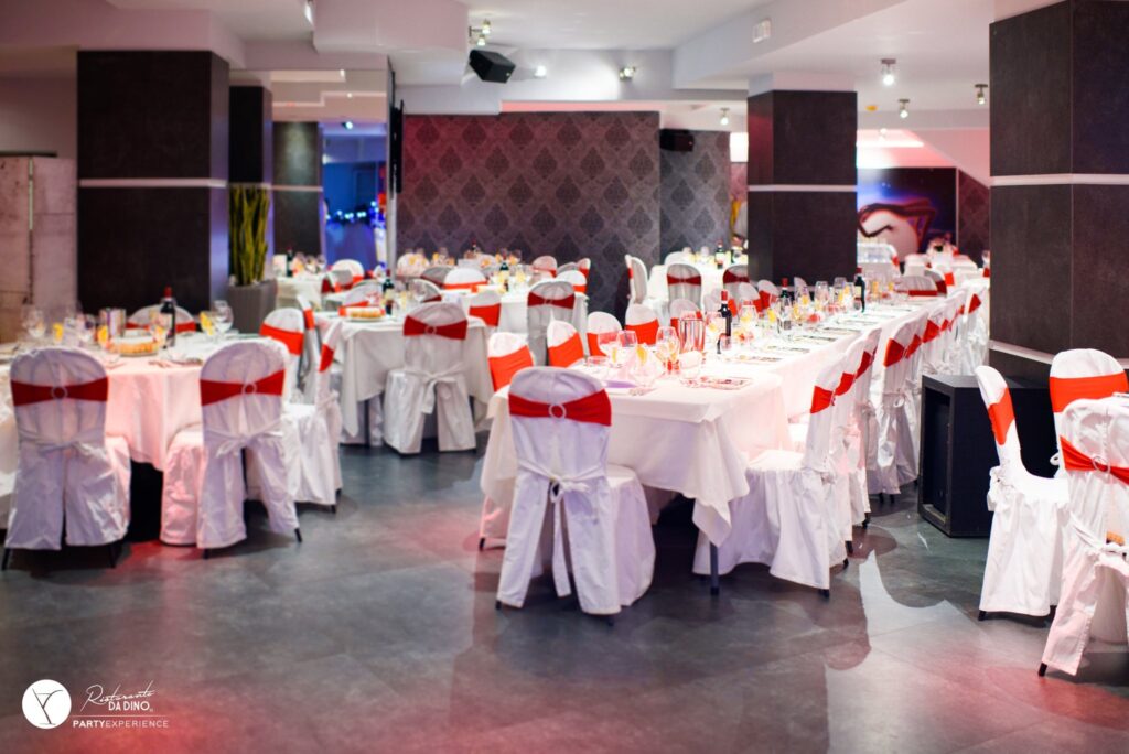 allestimento sala party experience per natale
