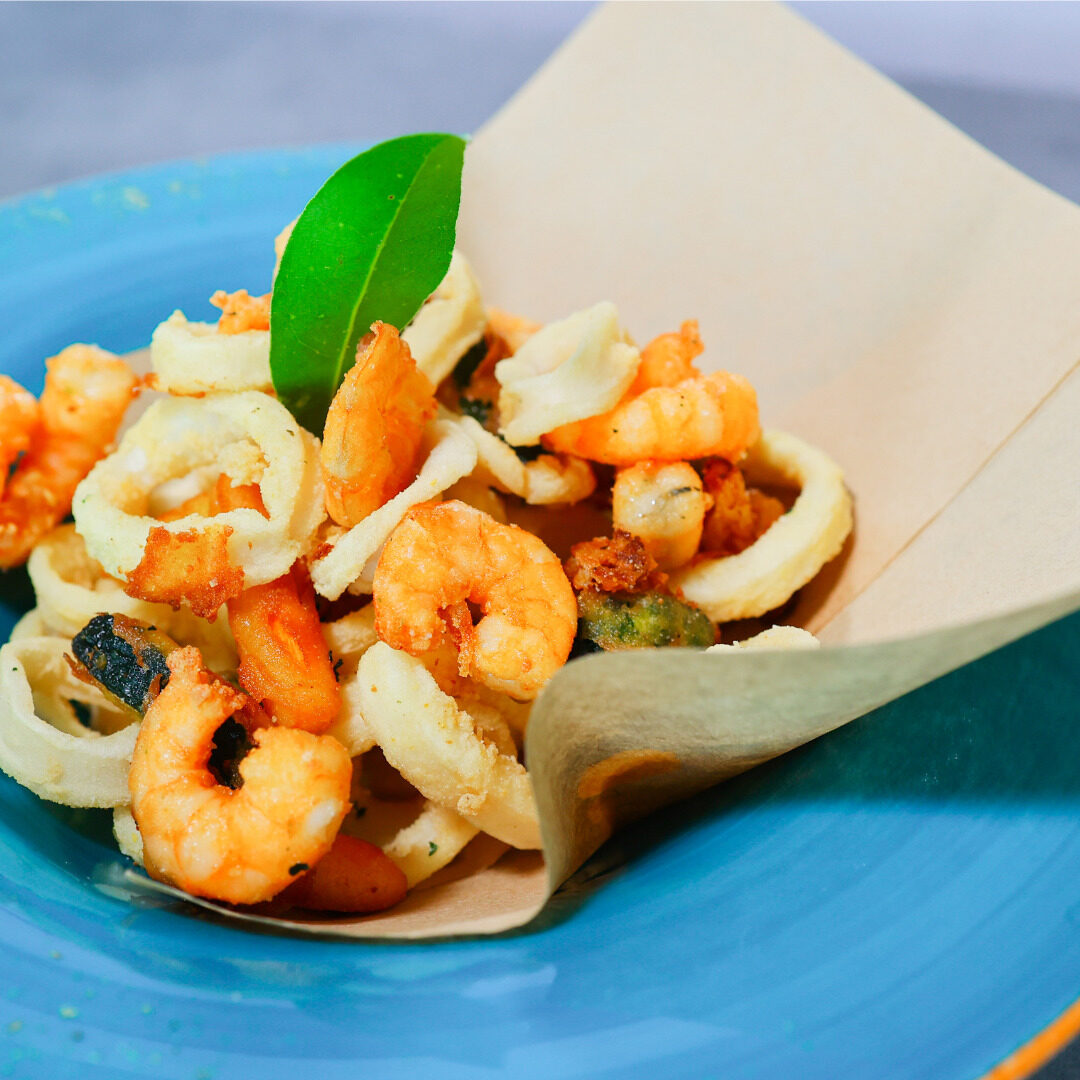 Fritto misto di mare - Pranzo di Ferragosto a Torino al Ristorante Da Dino