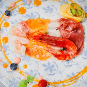 Selezione di carpacci - Da Dino il migliore ristorante di pesce a Torino