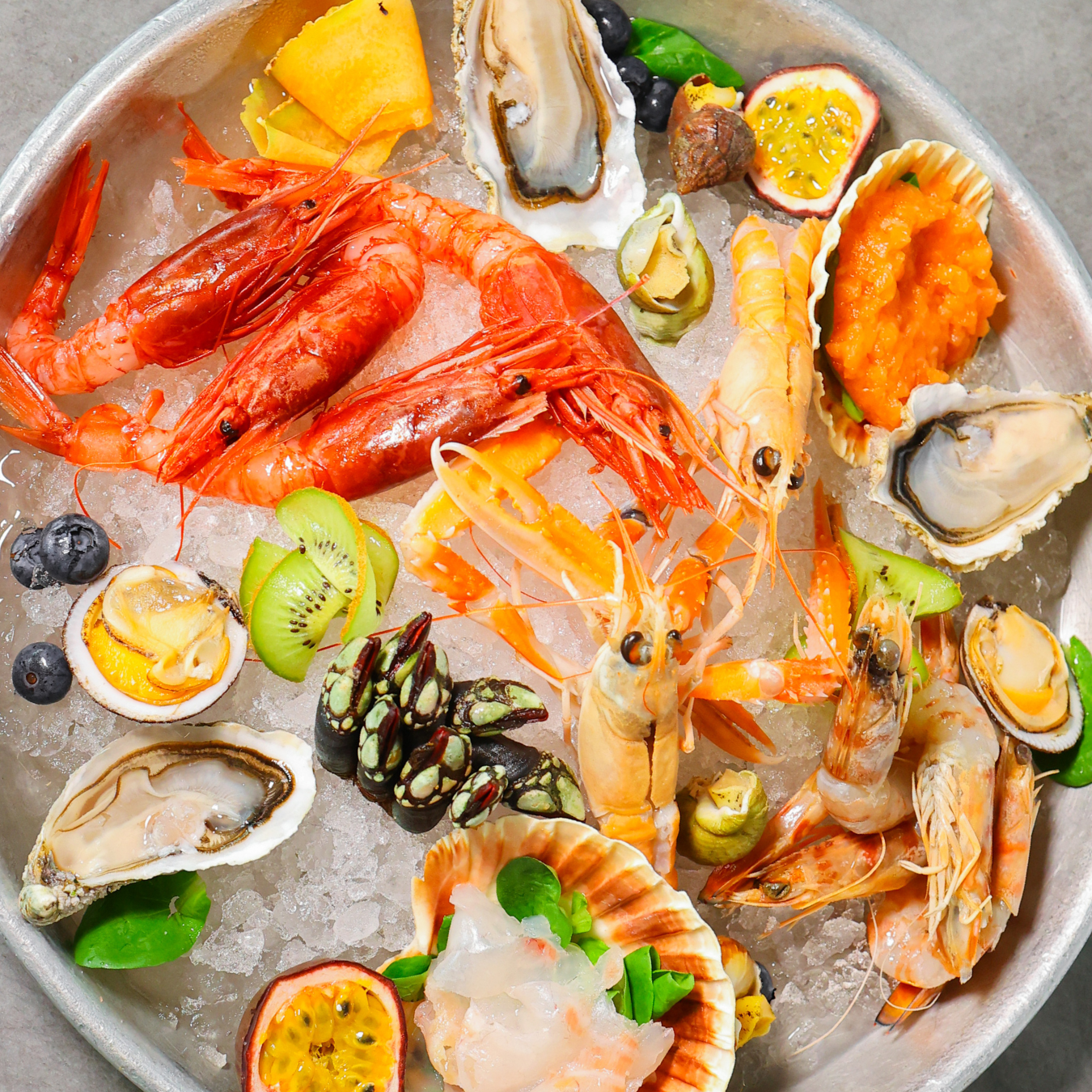 Piatto di cruditées di mare - Ristorante Da Dino a Torino