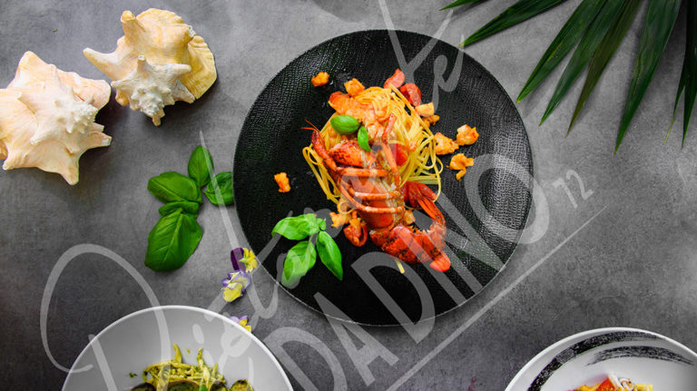 spaghetto con astice